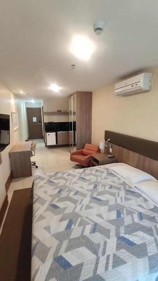 A813 Flat Particular Setor Hoteleiro Wi-Fi E Piscina Brasília